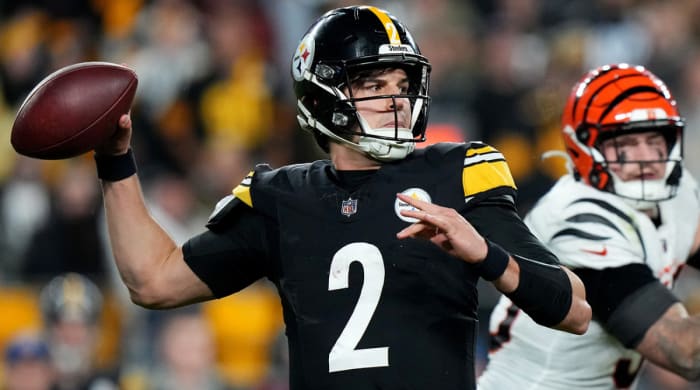 Pittsburgh Steelers quarterback Mason Rudolph